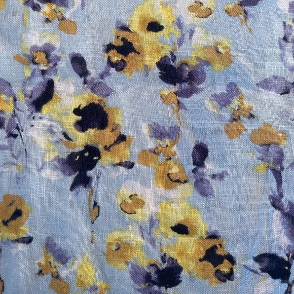 J. Jill love linen pintucked print tunic top Small - Picture 6 of 10